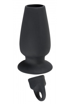 Analplug „Lust Tunnel with Stopper“, 10 cm, hohl