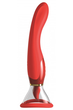 Saug-Vibrator „her ultimate pleasure 24k Gold Luxury Edition“, 25,5 cm