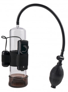 Penispumpe „Vibrating Power Pump“, mit Multispeed-Vibrobullet und Ballpumpe