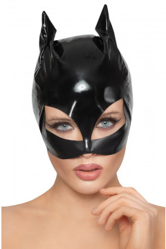 Kopfmaske aus Lack im Cat-Look