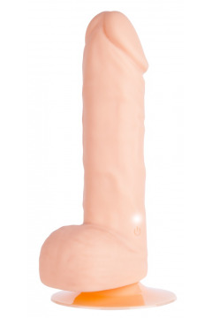 Naturvibrator „One Touch Silicone“, 19 cm, mit Saugfuß