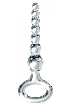 Analkugelkette „Icicles No. 67“, Glas, 20,5 cm