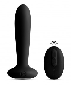 Analplug „Primo”, 12 cm, mit Vibration und Fernbedienung