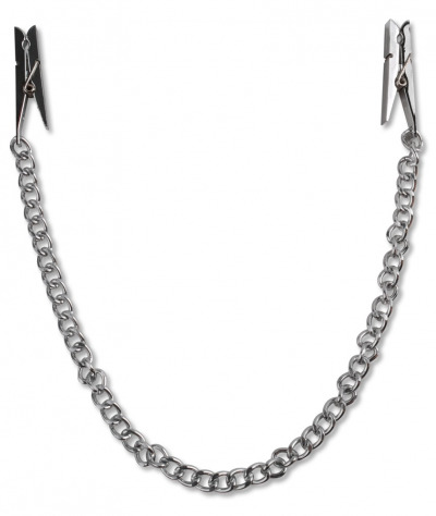 Verführerische Brustkette mit Klammern