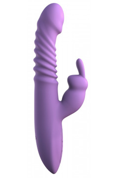 Stoßvibrator “her thrusting silicone rabbit”, mit Heizfunktion