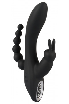 Rabbitvibrator „Triple G-Spot Vibrator“ mit Anus-Stimulator