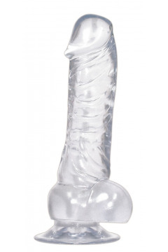 Naturdildo „Dong with Suctionbase“, 18 cm, mit Saugfuß