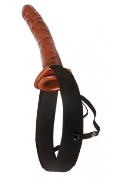 Umschnalldildo „10“ Chocolate Dream Hollow Strap-on“, hohl