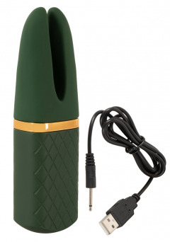 Minivibrator „Luxurious Split Tip Vibrator“, 10 Vibrationsmodi, wiederaufladbar