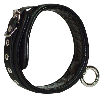 Leather Choker mit verführerischem O-Ring
