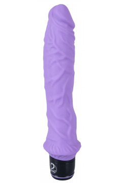 Vibrator „Vibra Lotus Realistic“, 25 cm, mit 7 Vibrationsstufen, stark geädert