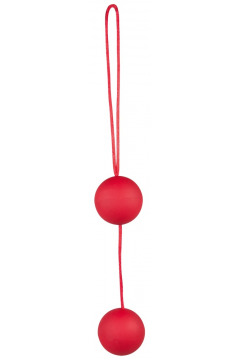 Liebeskugeln „Velvet Red Balls”, 2 Stück, 56 g, Ø 3,5 cm