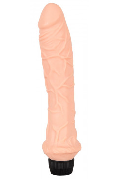 Naturvibrator „Real Deal Big“, 24 cm, stark geädert