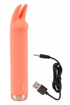 Minivibrator „Bunny“, 10 Vibrationsmodi (+/- steuerbar), wiederaufladbar