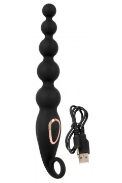 Analvibrator „Anal Beads with Vibration“ mit flexibler Kugelspitze