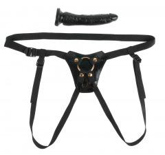 Umschnalldildo „Designer Strap-On“, stylischer Umschnallgurt und Dildo auch separat nutzbar