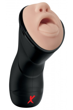 Masturbator „Deep Throat Vibrating Stroker“, mit Nasenlöchern