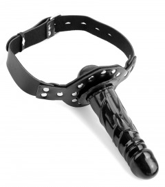 Knebel „Deluxe Ball Gag with Dildo“, mit Dildo