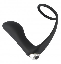 Penisring „Vibrating Ring & Plug“, mit Vibroplug