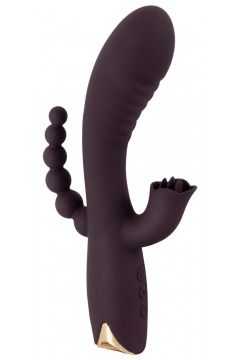 Rabbitvibrator „Triple“ mit Analstimulator