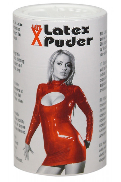 Latexglanzpuder für sinnliche Haut