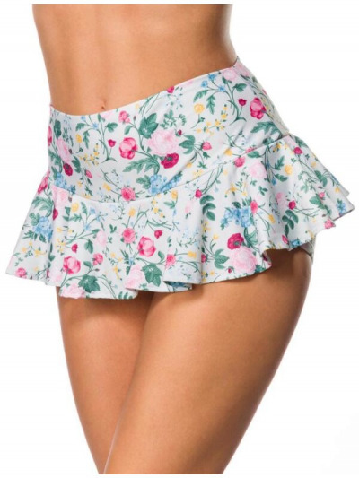 Retro-Chic Bikini-Skirt in Pastellfarben