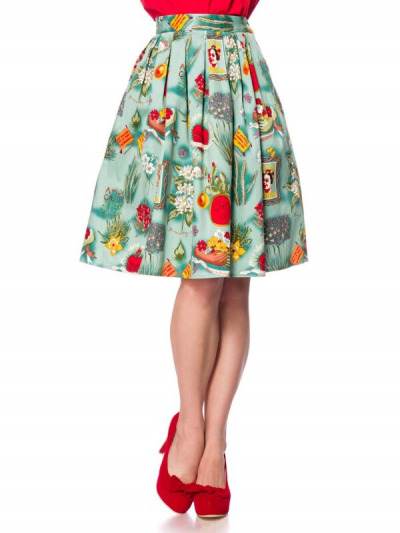 Royal Garden Circle Skirt