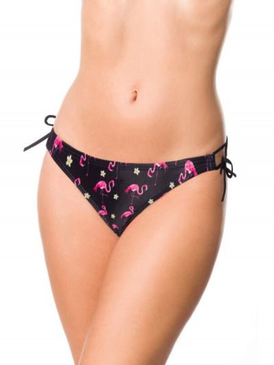 Retro-Flamingo-Badehose in Vintage-Optik