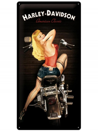 Harley-Herzblatt mit Kurven