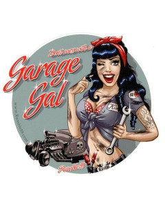 Garage Gal Aufkleber