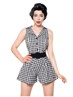 Jumpsuit Schwarz/Weiß