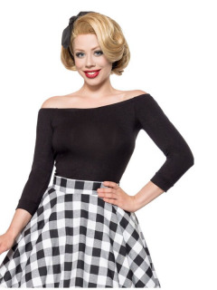 Retro Shirt Schwarz