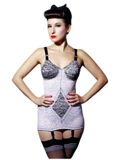 Rago Shapewear Longline Corselette Pink