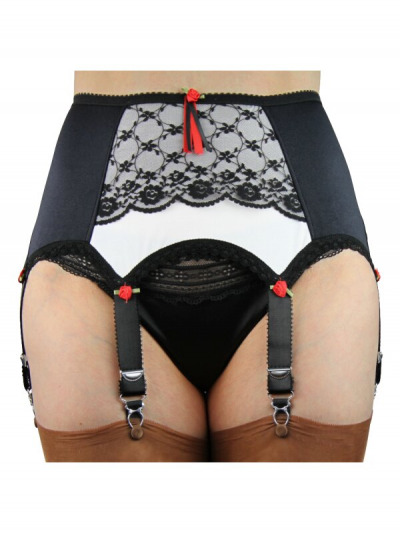 Royal Lace Six-Strap Hip Garter