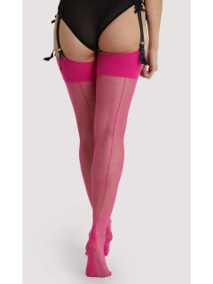 Pinke Nylons mit pinker Naht