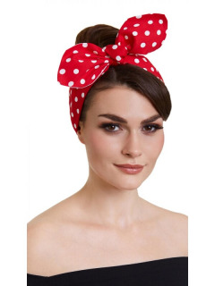 Polka-Dot-Motiv Rot-Weiß