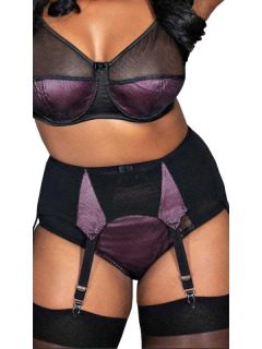 Natalie Fishnet-Strumpfhalter Violett