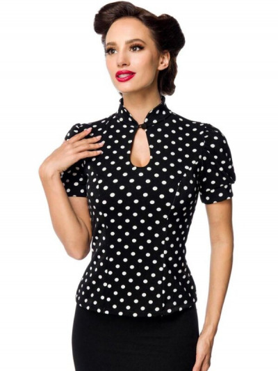 Polka-Dot Noir Eleganz